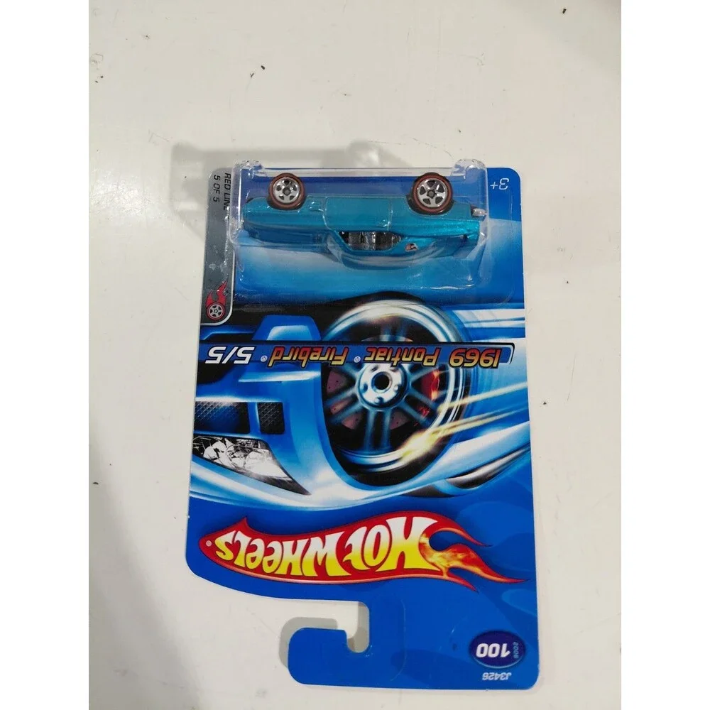 NIP Hot Wheels Red Line 1:64 Die Cast 1969 Pontiac Firebird Muscle Car B